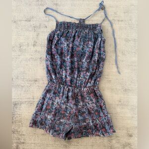 Eternal Child Blue Floral Romper